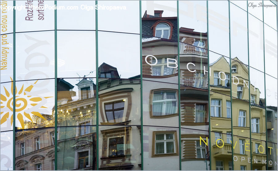 Awning, Balcony, Apartment Building, Building, High Rise, City, Downtown