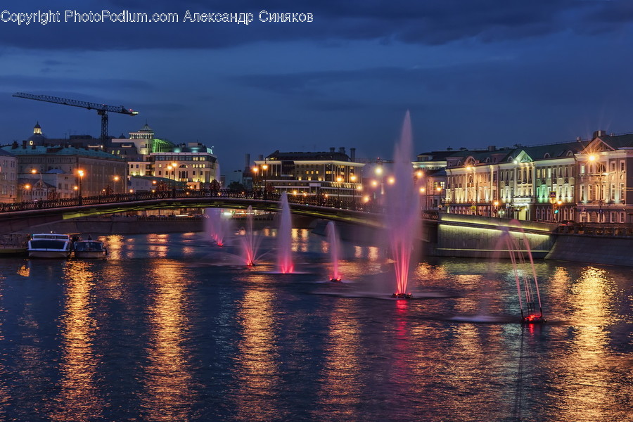 Water, Transportation, Boat, Vehicle, Fountain