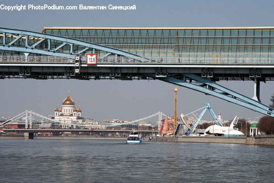 Constriction Crane, Bridge, Architecture, Dome, Castle, Mansion, Palace