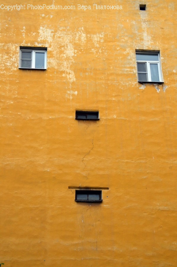 Home Decor, Wall, Window, Shutter, Curtain