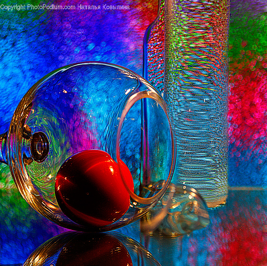 Sphere, Glass, Pattern, Fractal, Ornament