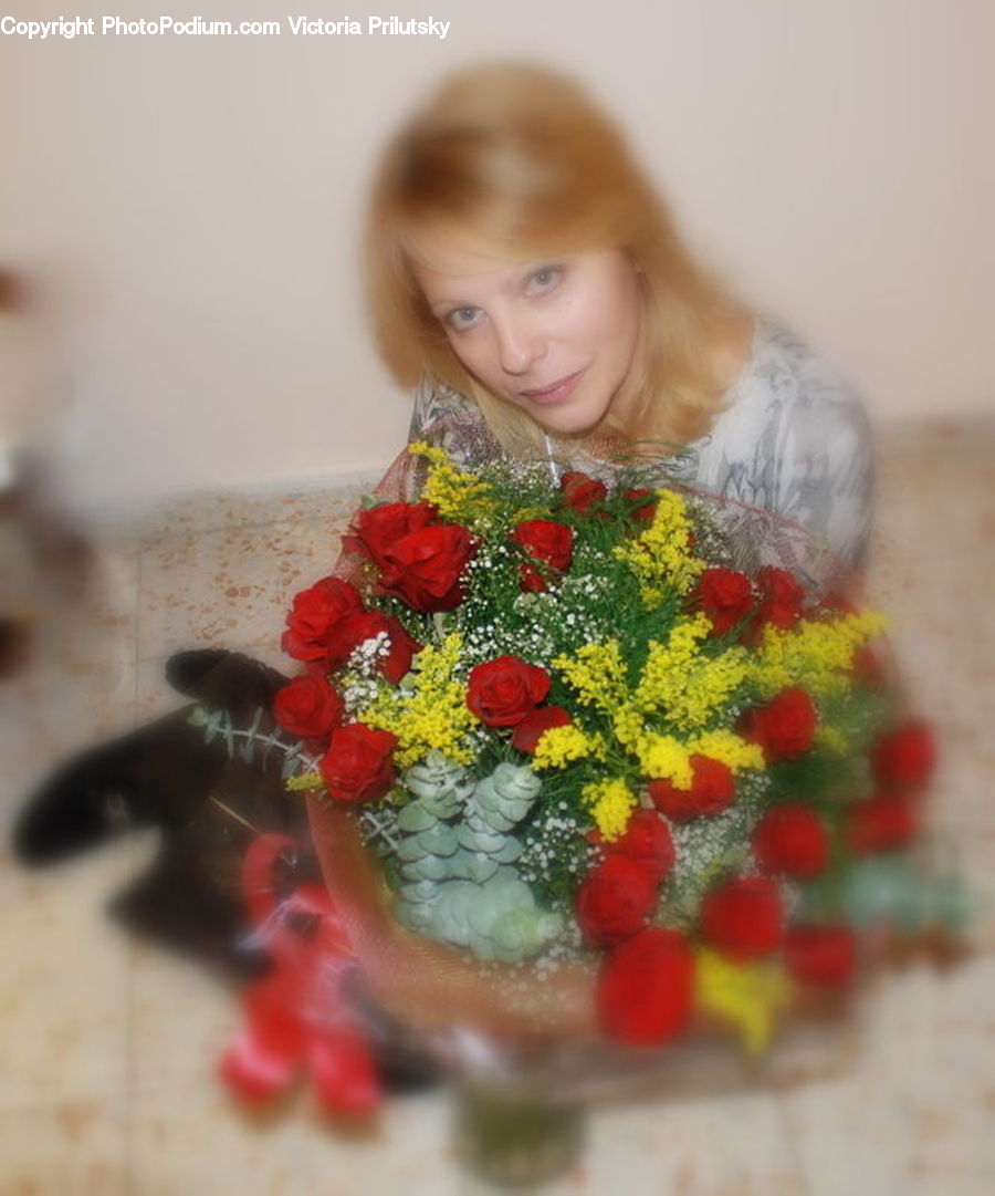 People, Person, Human, Flower, Flower Arrangement, Flower Bouquet, Blossom