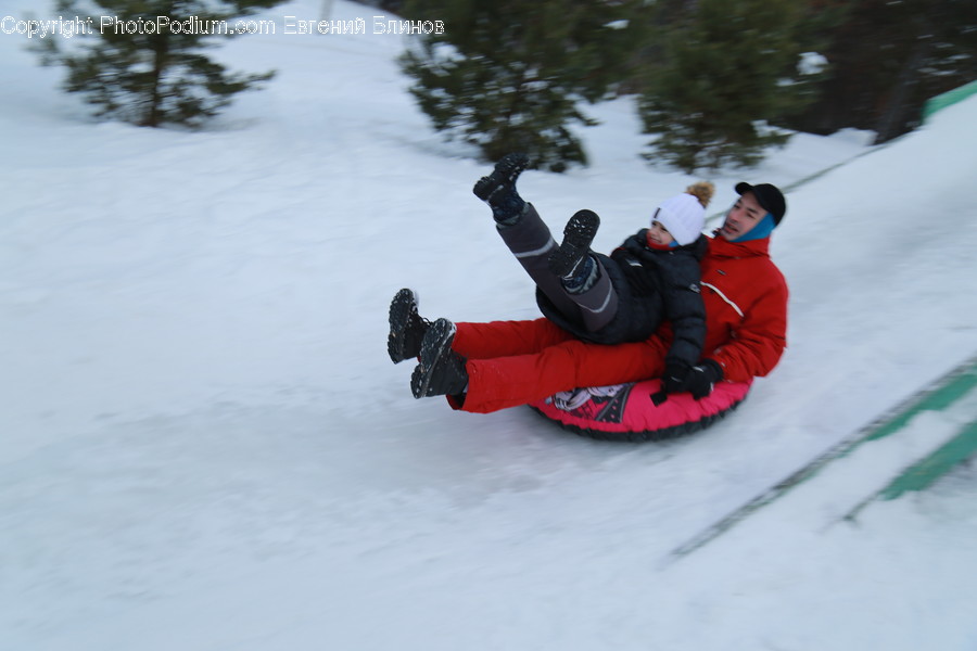 Water, Person, Human, Tubing, Sled