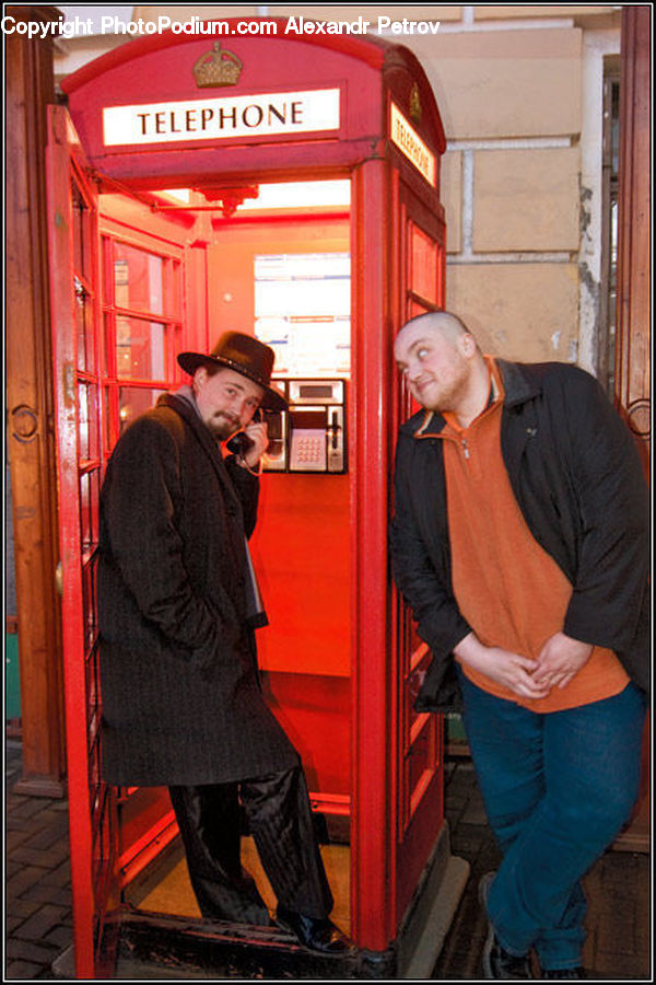 People, Person, Human, Closet, Phone Booth, Coat, Overcoat