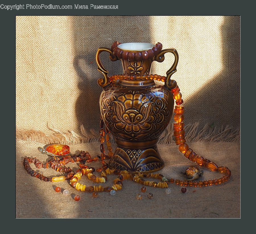 Jar, Pottery, Urn, Painting, Art