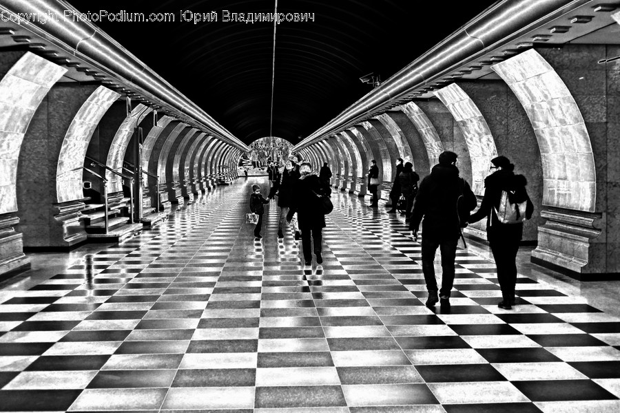Person, Human, Corridor, Pedestrian, Staircase
