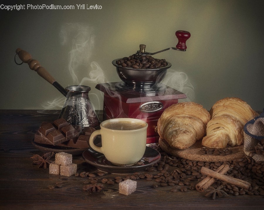 Food, Bread, Pottery, Cup, Coffee Cup