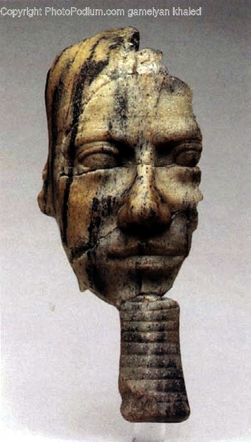 Head, Statue, Sculpture, Art, Bronze