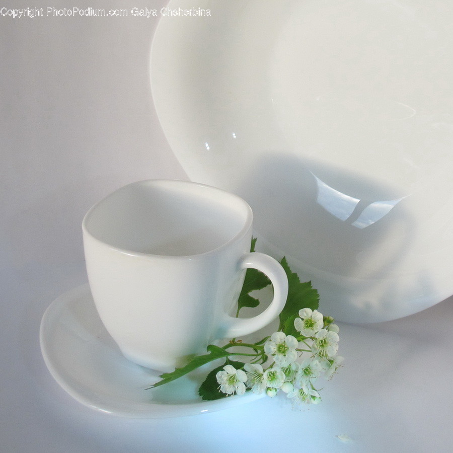 Saucer, Pottery, Cup, Coffee Cup, Milk