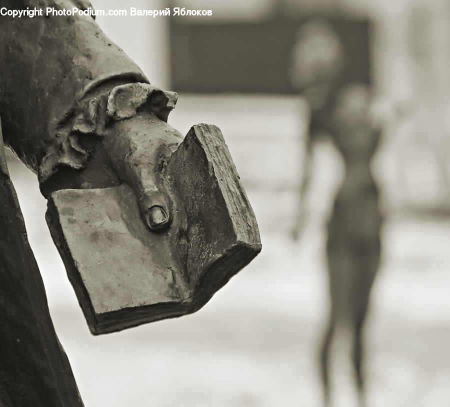 Art, Sculpture, Statue, Lock, Anubis, Rock