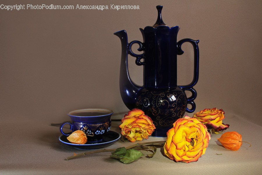 Pottery, Coffee Cup, Cup, Plant, Porcelain
