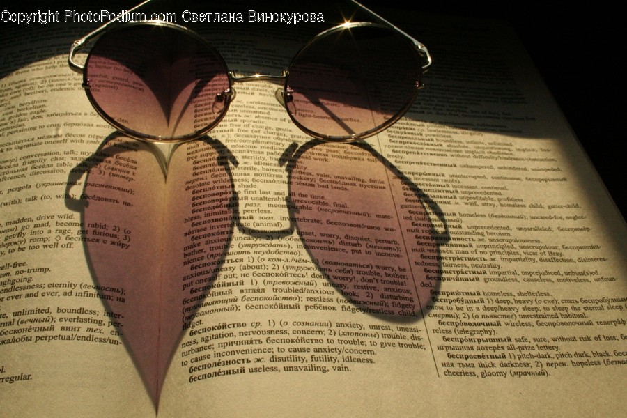 Book, Accessories, Glasses, Accessory, Sunglasses