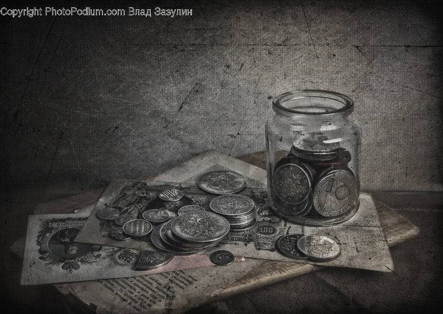 Money, Coin, Electronics, Camera, Jar