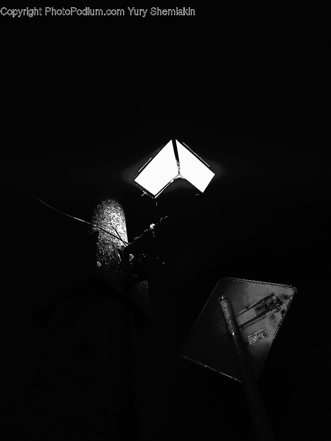 Lighting, Lamp Post, Lamp, Lampshade, Silhouette