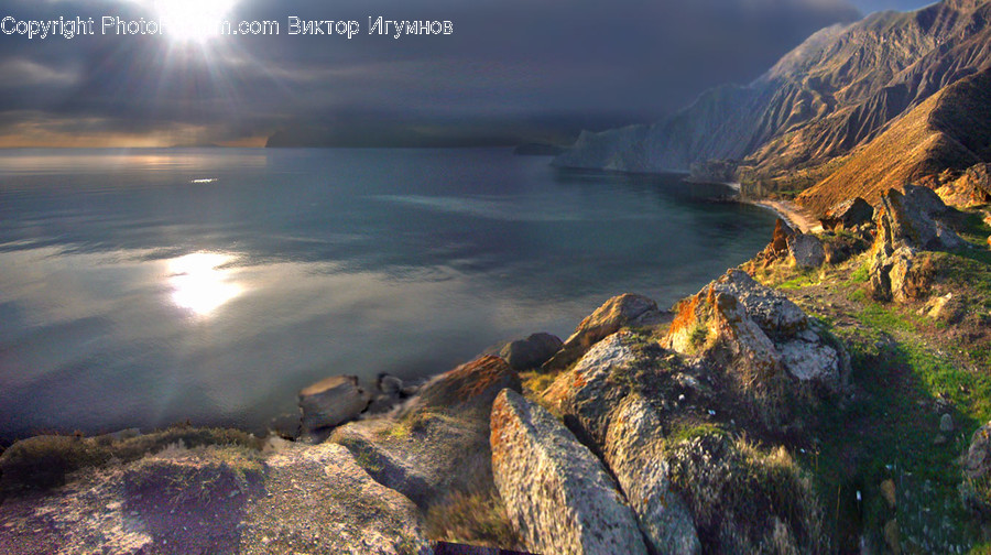 Promontory, Nature, Outdoors, Light, Flare