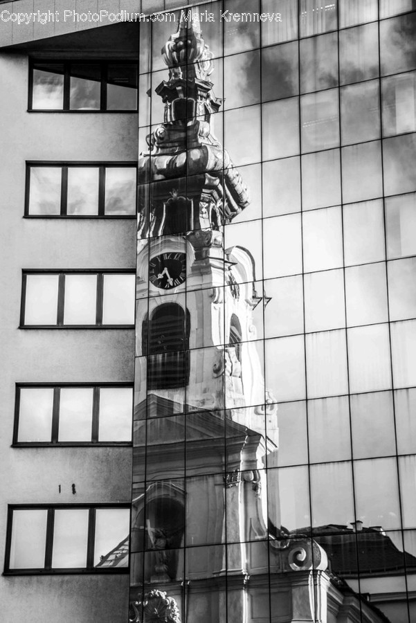 Building, Architecture, Tower, Office Building, Wall