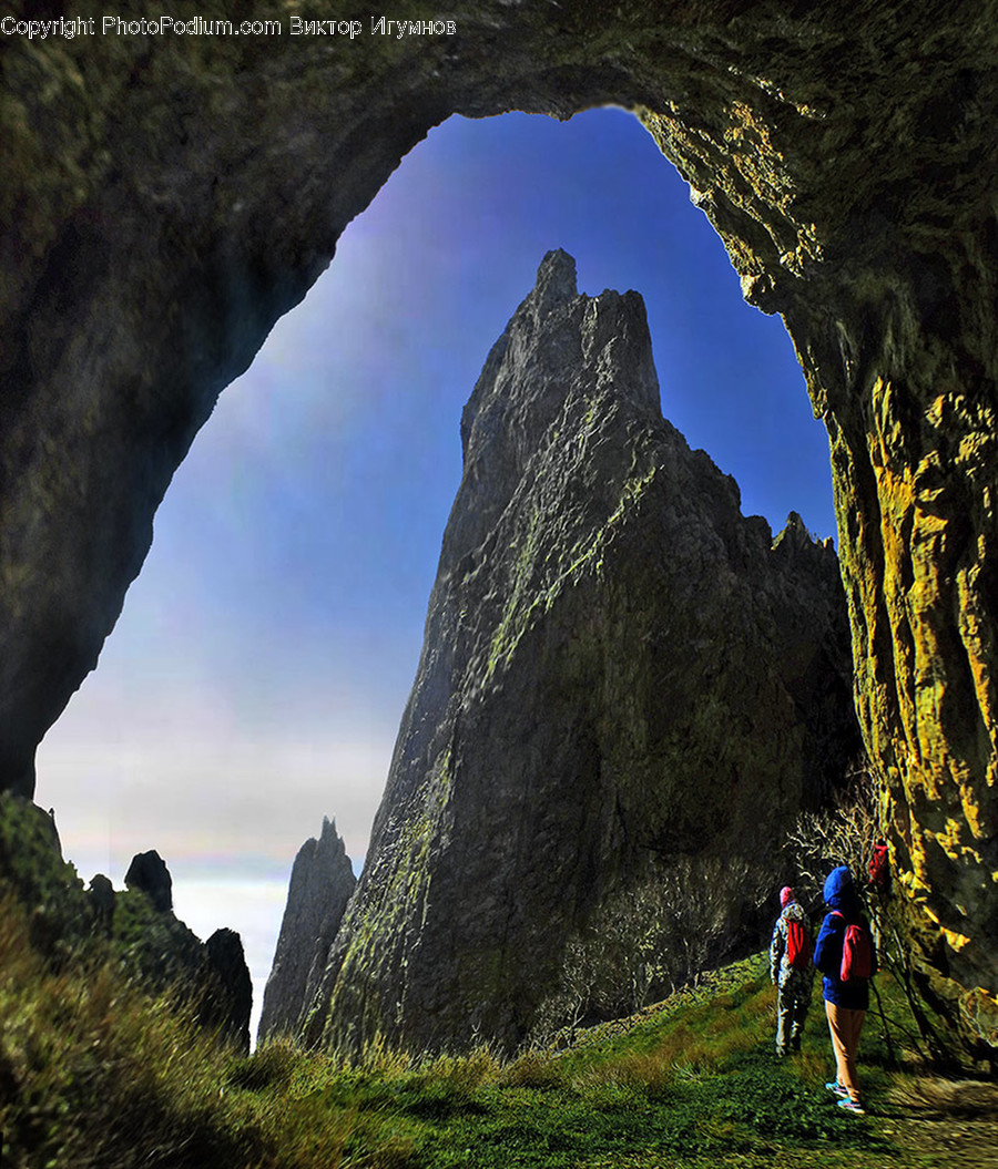 Human, Person, Outdoors, Nature, Cave