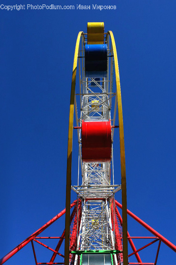 Amusement Park, Theme Park, Ferris Wheel, Transportation, Vehicle