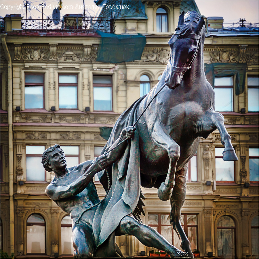 Horse, Animal, Mammal, Monument, Statue