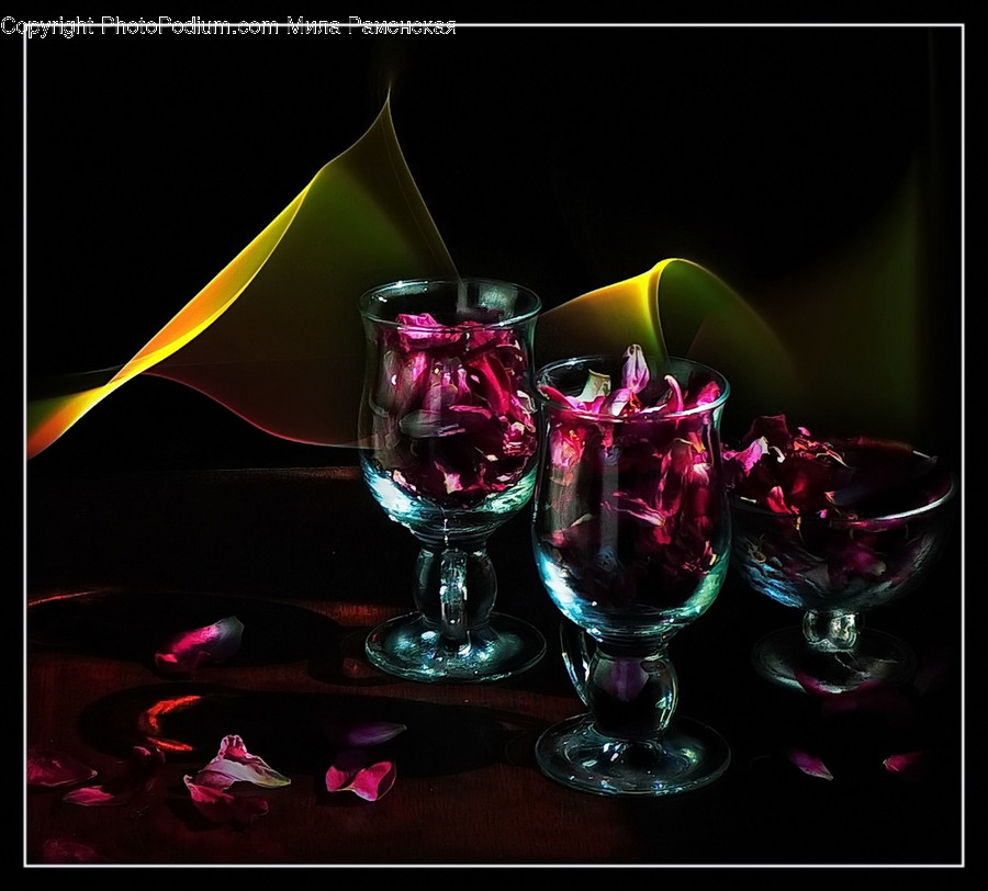 Glass, Goblet, Crystal, Fire