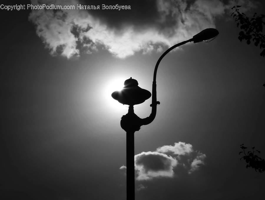 Lamp Post, Lamp, Lighting, Silhouette, Nature