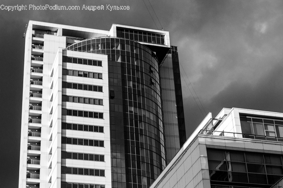 Office Building, Building, High Rise, City, Urban