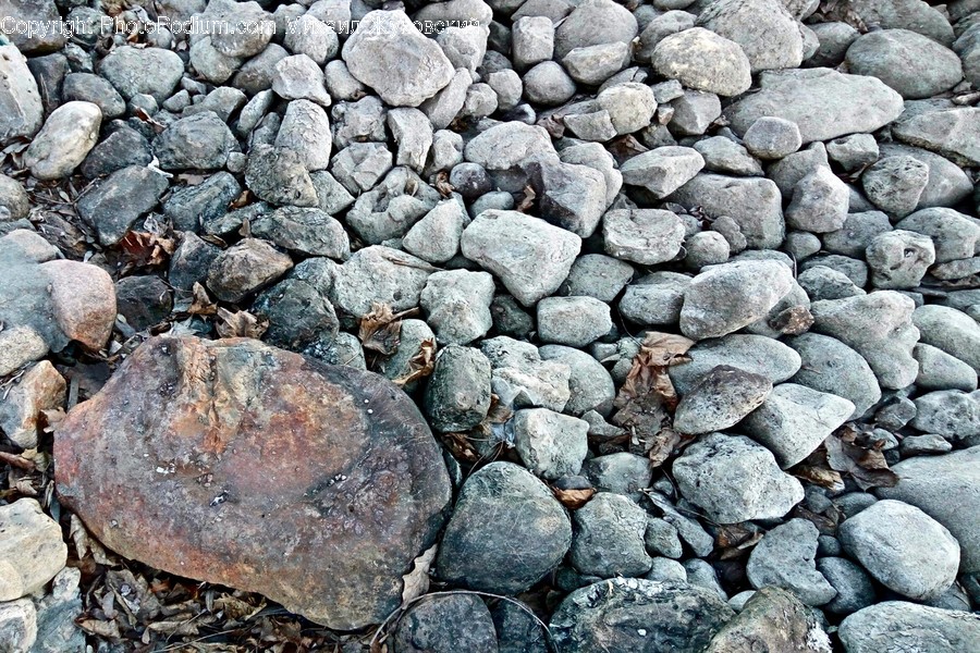 Rubble, Pebble, Rock, Ground