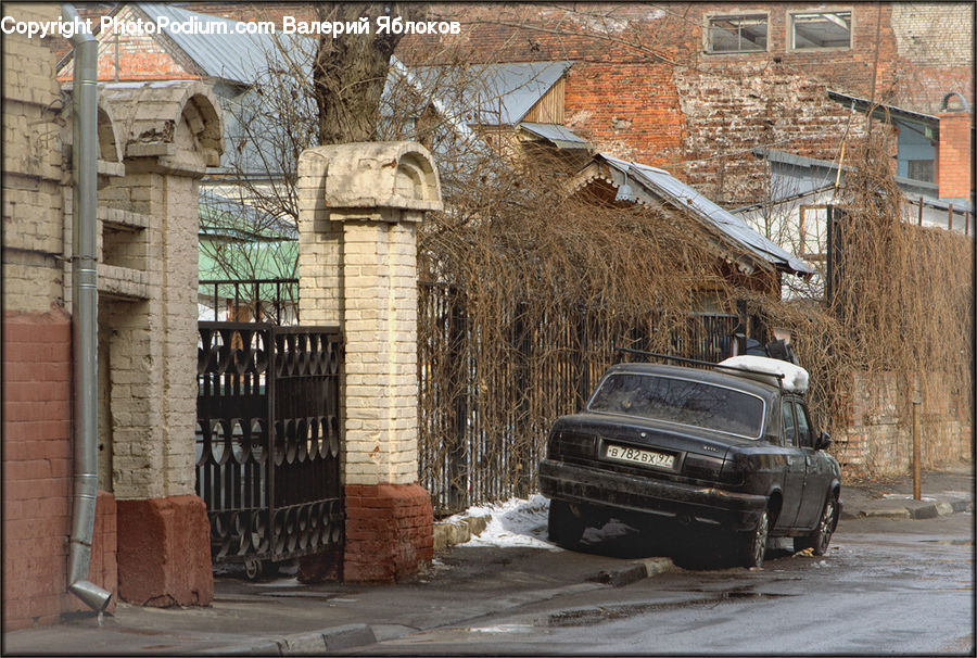 Automobile, Car, Sedan, Vehicle, Suv, Building, Engine