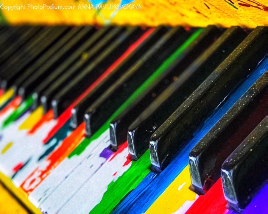 Piano, Musical Instrument, Leisure Activities, Crayon, Marker