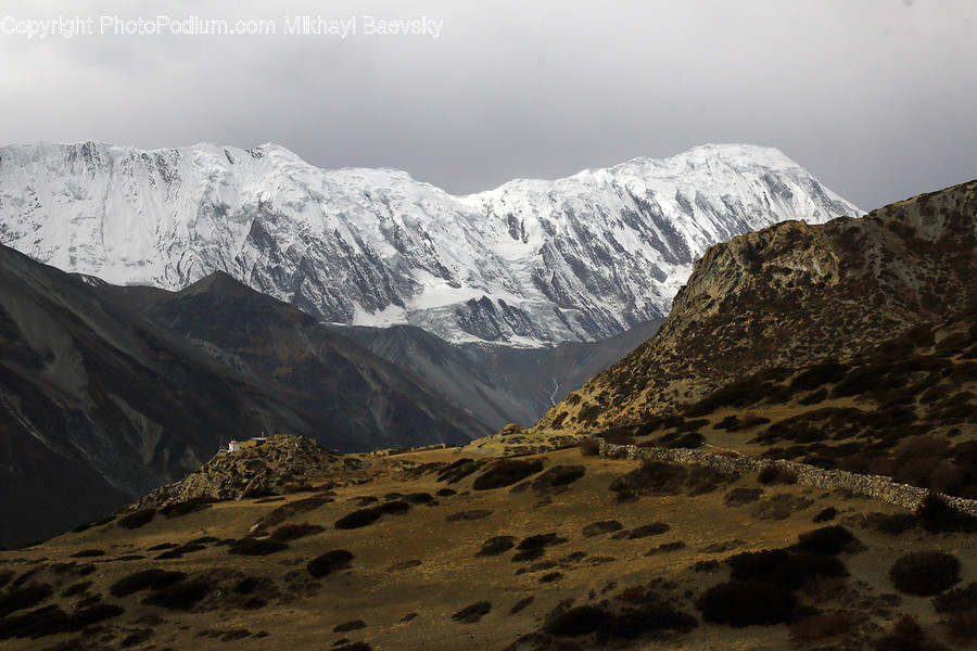 Nature, Mountain, Outdoors, Mountain Range, Ice