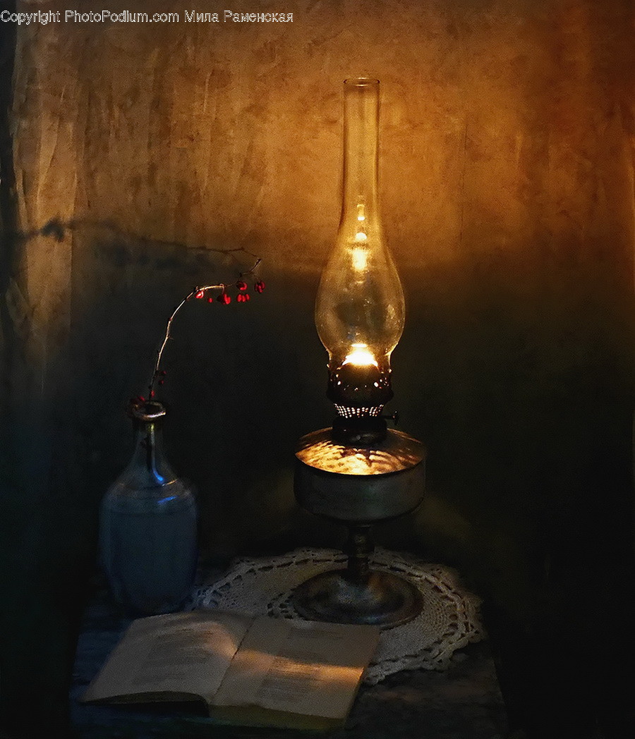 Lamp, Lampshade, Table Lamp, Lantern