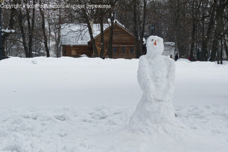 Nature, Outdoors, Snowman, Snow, Winter