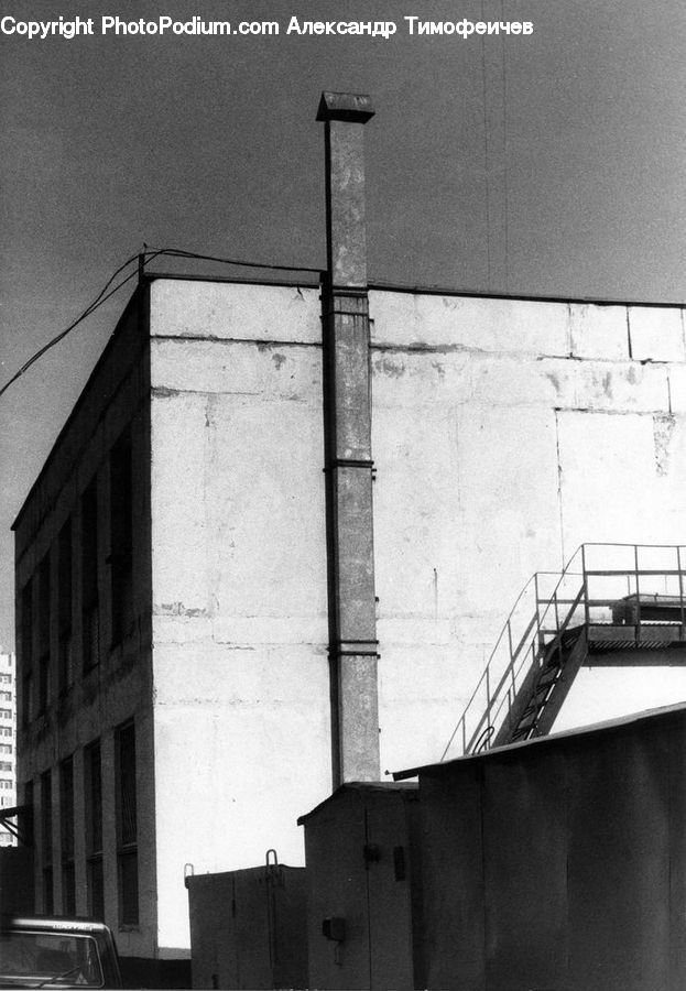 Factory, Brick, Alley, Alleyway, Road, Street, Town