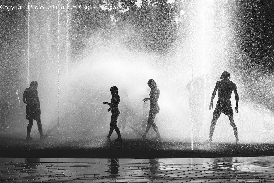 Water, Person, Human, Fountain