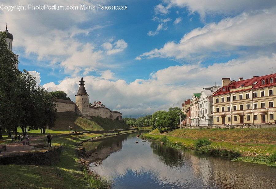 Building, Castle, Architecture, Ditch, Outdoors