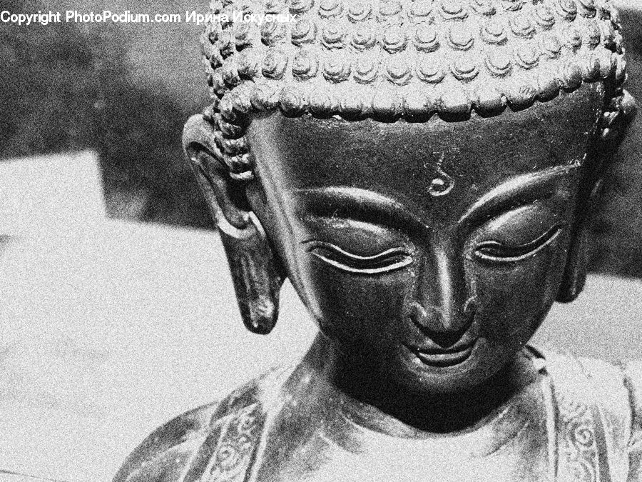 Buddha, Person, Shrine, Temple, Head, Portrait, Selfie