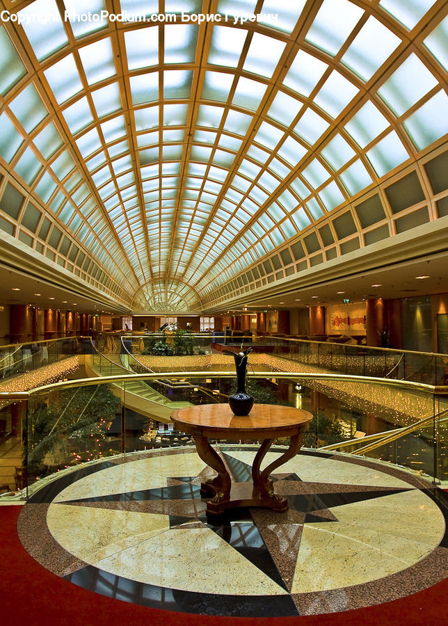 Architecture, Housing, Skylight, Window, Indoors, Lobby, Reception