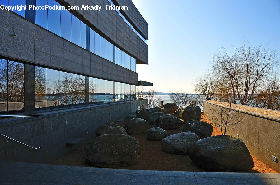 Rock, Building, Office Building, Chair, Furniture, Nut, Seed