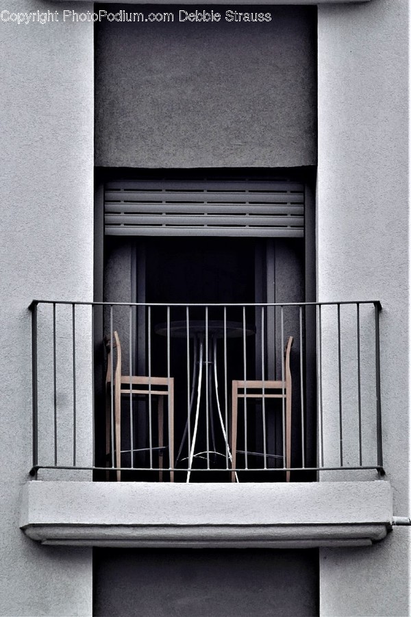 Handrail, Banister, Railing, Door, Balcony