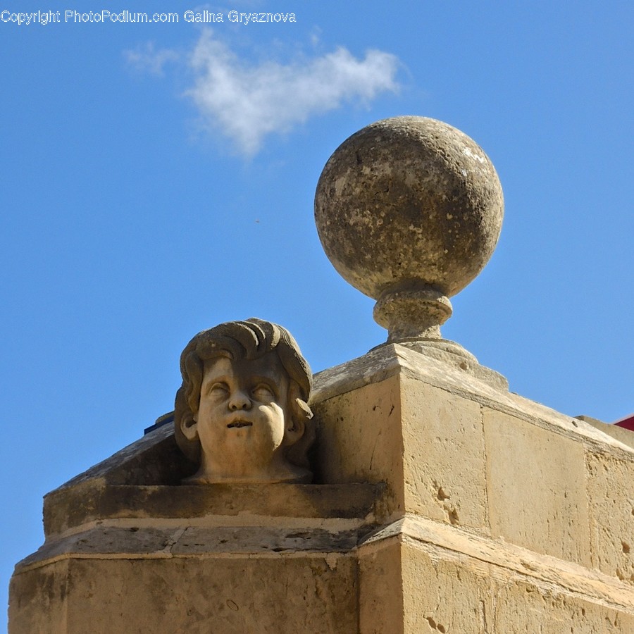 Sphere, Monument, Sculpture, Art, Architecture