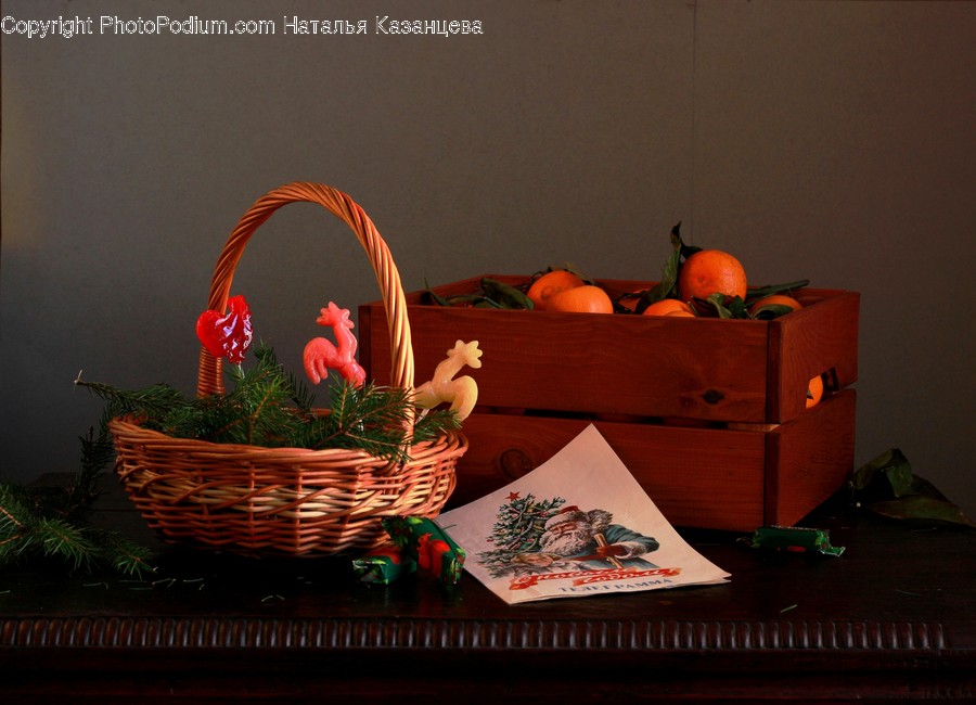 Basket, Plant, Food, Produce, Shopping Basket
