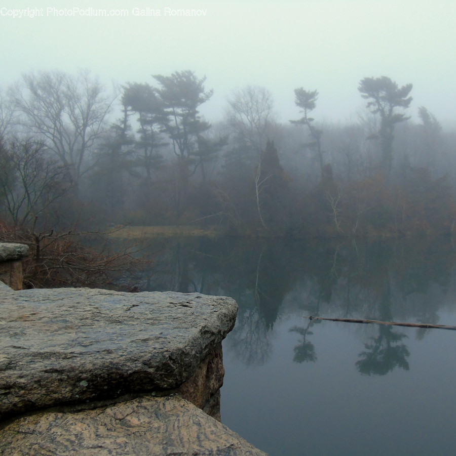 Nature, Outdoors, Weather, Water, Fog