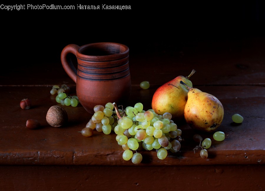 Plant, Fruit, Pear, Food, Grapes