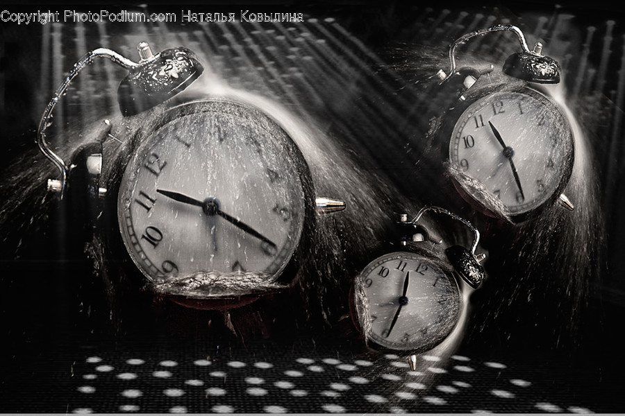 Clock, Alarm Clock, Analog Clock, Wristwatch, Building