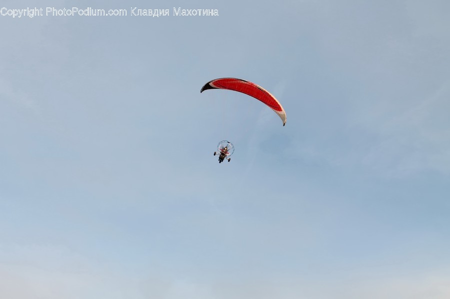 Leisure Activities, Adventure, Gliding, Parachute, Helicopter