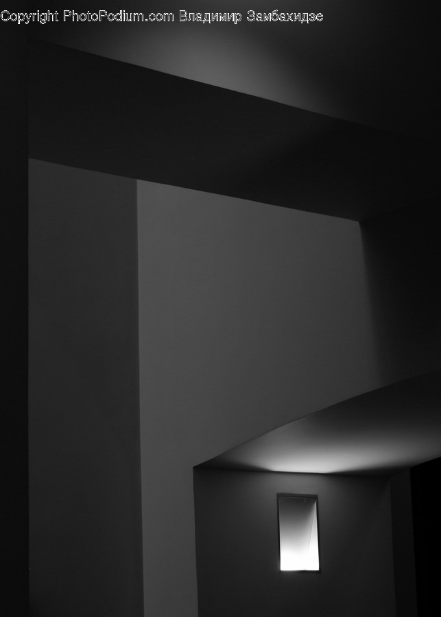 Lighting, Corridor, Silhouette, Flooring, Wall