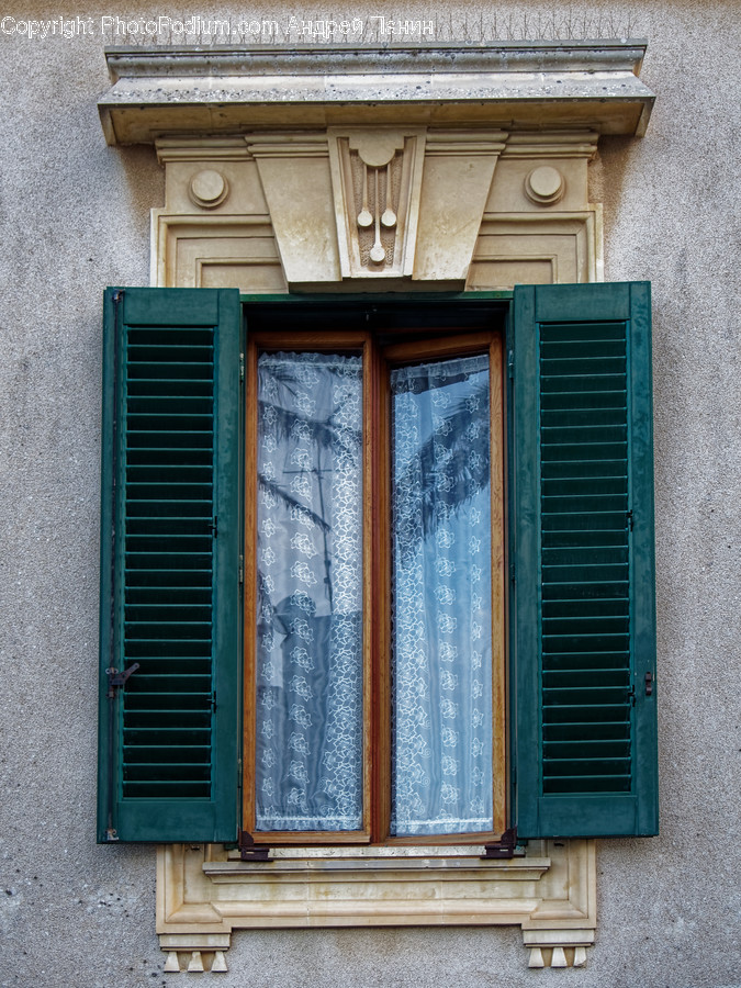 Home Decor, Window, Curtain, Shutter, Window Shade