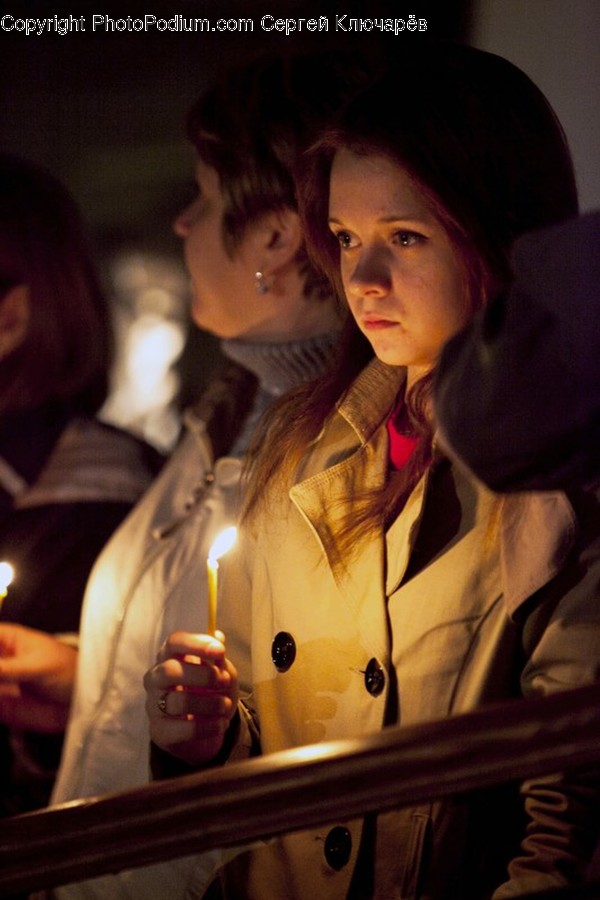 Human, Person, Vigil, Candle
