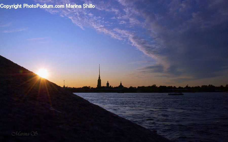 Architecture, Tower, Dawn, Dusk, Sky, Sunrise, Sunset