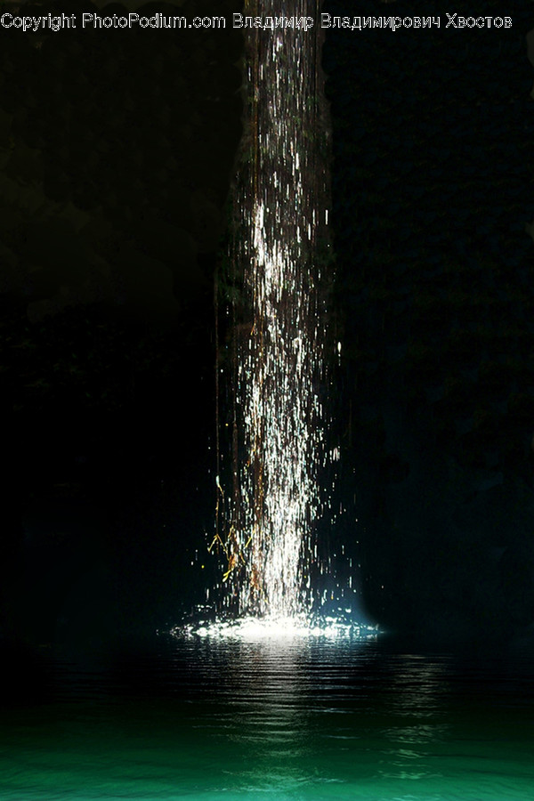 Water, Fountain, Lighting, Plant, Tree